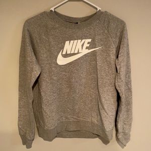 Grey Nike crew neck